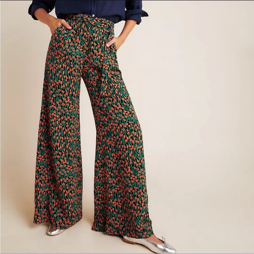 Marimekko Kaisla Wide-Leg Trousers Sz 36